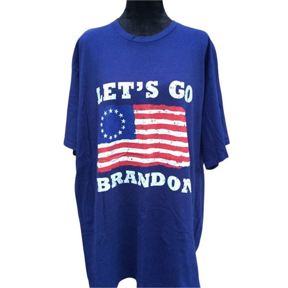 Mens Let's Go Brandon Tee - Picture 1 of 7